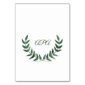 Table Card テーブルナンバー (裏面)