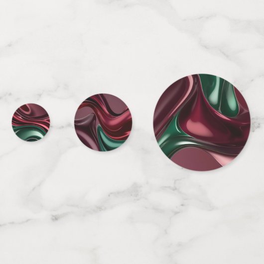 Table confetti in stylish abstract graphic コンフェッティ (裏面)