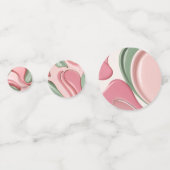 Table confetti in stylish abstract graphic コンフェッティ (正面)