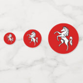 Table confetti with flag of Kent County, England コンフェッティ (正面)