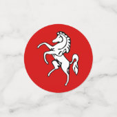 Table confetti with flag of Kent County, England コンフェッティ (スモール正面)