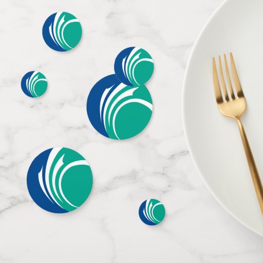 Table confetti with flag of Ottawa, Canada コンフェッティ (グループ)