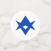 Table confetti with flag of Toyota City, Japan コンフェッティ (スモール正面)