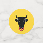 Table confetti with flag of Uri, Switzerland コンフェッティ (スモール正面)