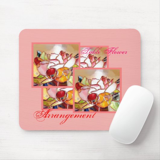 Table Flower Arrangement for Anniversary マウスパッド (マウス)