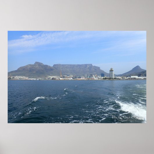 Table Mountain and Cape Town, ZA ポスター (正面)