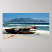 Table Mountain & Bots, Cape Town, RSA ポスター (正面)