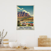 Table Mountain Cape Town - South Africa V02 ポスター (キッチン)