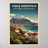 Table Mountain Cape Town - South Africa V03 ポスター (正面)