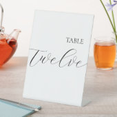 Table Number 12 台座サイン (インサイチュ)