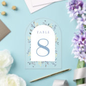 table number 8 アクリル招待状 (インサイチュ (ウェディング))