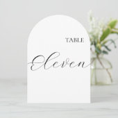 Table Number Eleven Card 招待状 (スタンド正面)