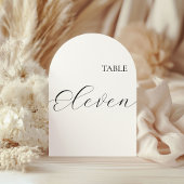 Table Number Eleven Card 招待状
