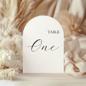 Table Number One Card 招待状