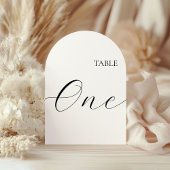 Table Number One Card 招待状