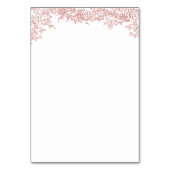 Table Number Simple Minimalist  テーブルナンバー (裏面)