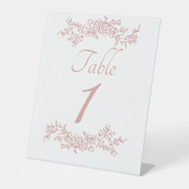 Table Number Simple Minimalist  台座サイン