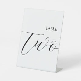 Table Number Two  台座サイン