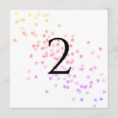 Table numbers stars シーズンカード (正面)
