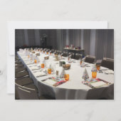 Table pour une invitation à un repas (正面)