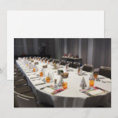 Table pour une invitation à un repas (正面/裏面)