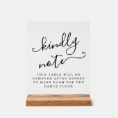 Table Removed After Dinner Make Room for Dancing アクリルサイン (正面)