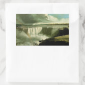 Table Rockのナイアガラ滝 長方形シール (バッグ)
