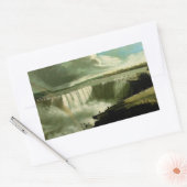 Table Rockのナイアガラ滝 長方形シール (封筒)