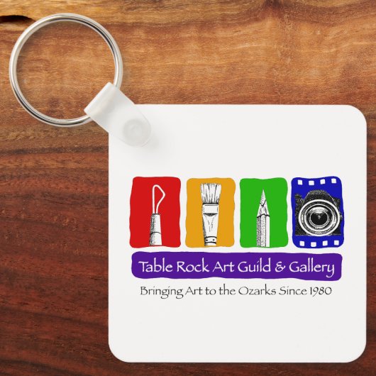 Table Rock Art Gallery Square Keychain キーホルダー (正面)