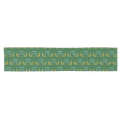 Table Runner Add Names Emerald Green & Gold ショートテーブルランナー (横)
