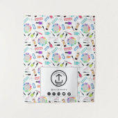 Table Runner Banner Business Logo Nail Artist タペストリー (正面)