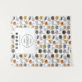 Table Runner Banner Business Logo Social Media Cat タペストリー (正面(横))