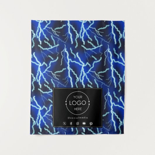 Table Runner Banner Business Logo Technology タペストリー (正面)