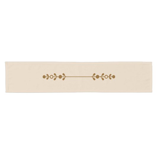 Table Runner Neutral Farmhouse Baby's Breath ショートテーブルランナー (横)