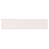 Table Runner - Pretty Red Poppy Pattern. ショートテーブルランナー (横)