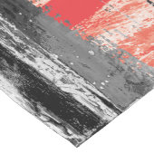 Table Runner – Red Pulse Abstract Design ショートテーブルランナー (コーナー)