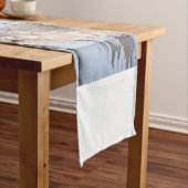 Table Runner Two Chickens Farmhouse ショートテーブルランナー (インサイチュ)