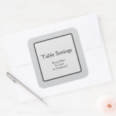 Table Settings スクエアシール (封筒)
