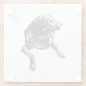 Table-Side Pause, Labrador ガラスコースター (裏面)