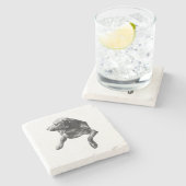 Table-Side Pause, Labrador ストーンコースター (横)