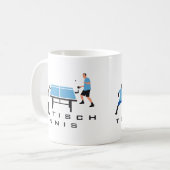 Table tennis コーヒーマグカップ (正面左)
