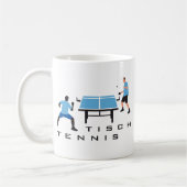 Table tennis コーヒーマグカップ (左)