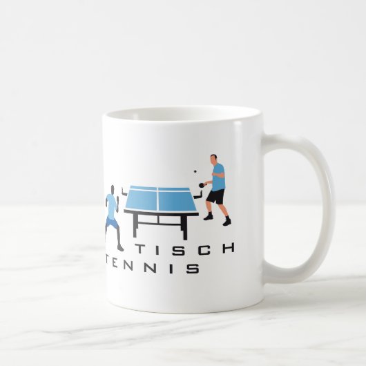 Table tennis コーヒーマグカップ (右)
