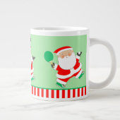 Table Tennis Holiday Gift ジャンボコーヒーマグカップ (右)