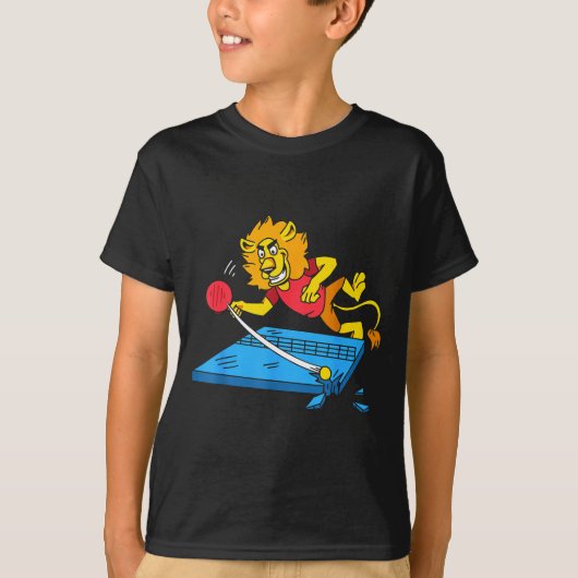 Table Tennis Lion Ng Ng Lion Outfit Table Tennis  Tシャツ (正面)