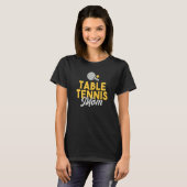 Table Tennis Mom   Tシャツ (正面フル)