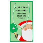 Table Tennis Ping-pong Small Gift Bag スモールペーパーバッグ (裏面)