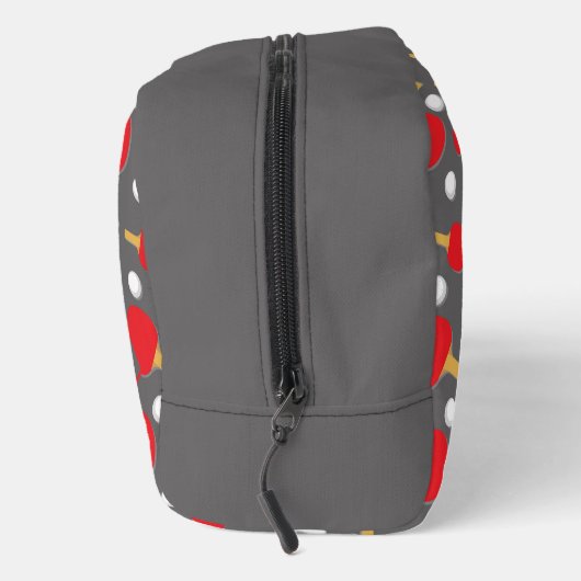 Table Tennis Player Ping Pong Patterned Monogram ドップキット (右)