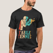 Table Tennis Table Tennis Paddles Balls Profi Ping Tシャツ (正面)