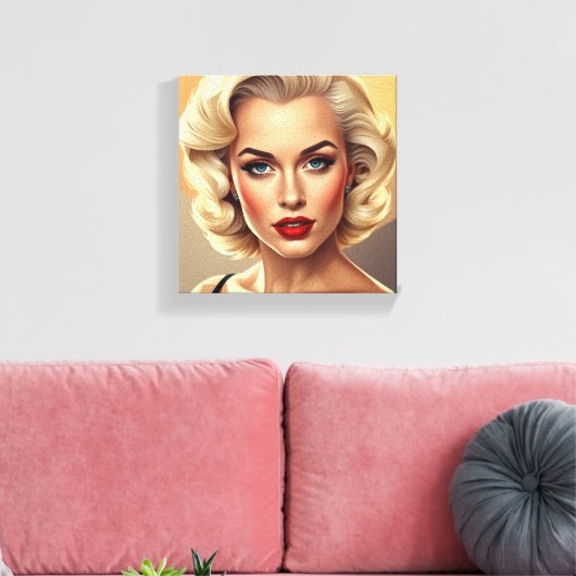 Tableau Déco (1950's) キャンバスプリント (インサイチュ (リビング))